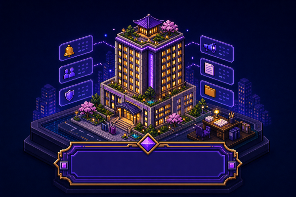 东京 J-REIT Hotel Block VR 牌匾源证据